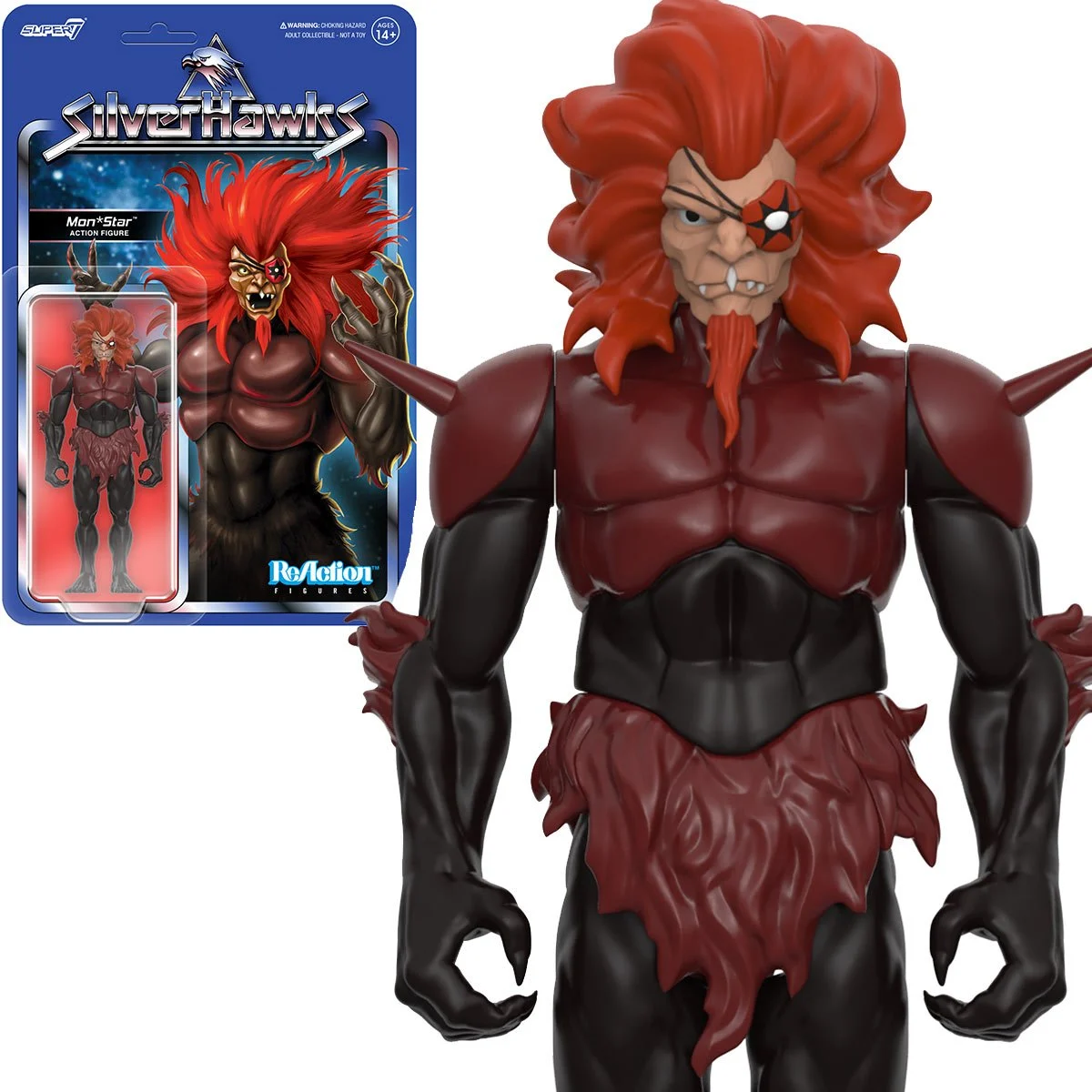 SilverHawks Mon*Star (Pre-Transformation) 3 3/4-Inch ReAction Figure - Image 2